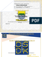Sertifikat Prakerin Dinas Pendidikan Bandung