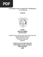 Download Skripsi Swaluddin Pendidikan Islam Dalam Pemikiran 15-07-1984 by sawaluddinregar SN60122613 doc pdf