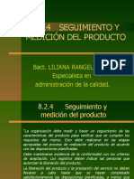 Seguimiento y Medición Del Producto (8.2.4)