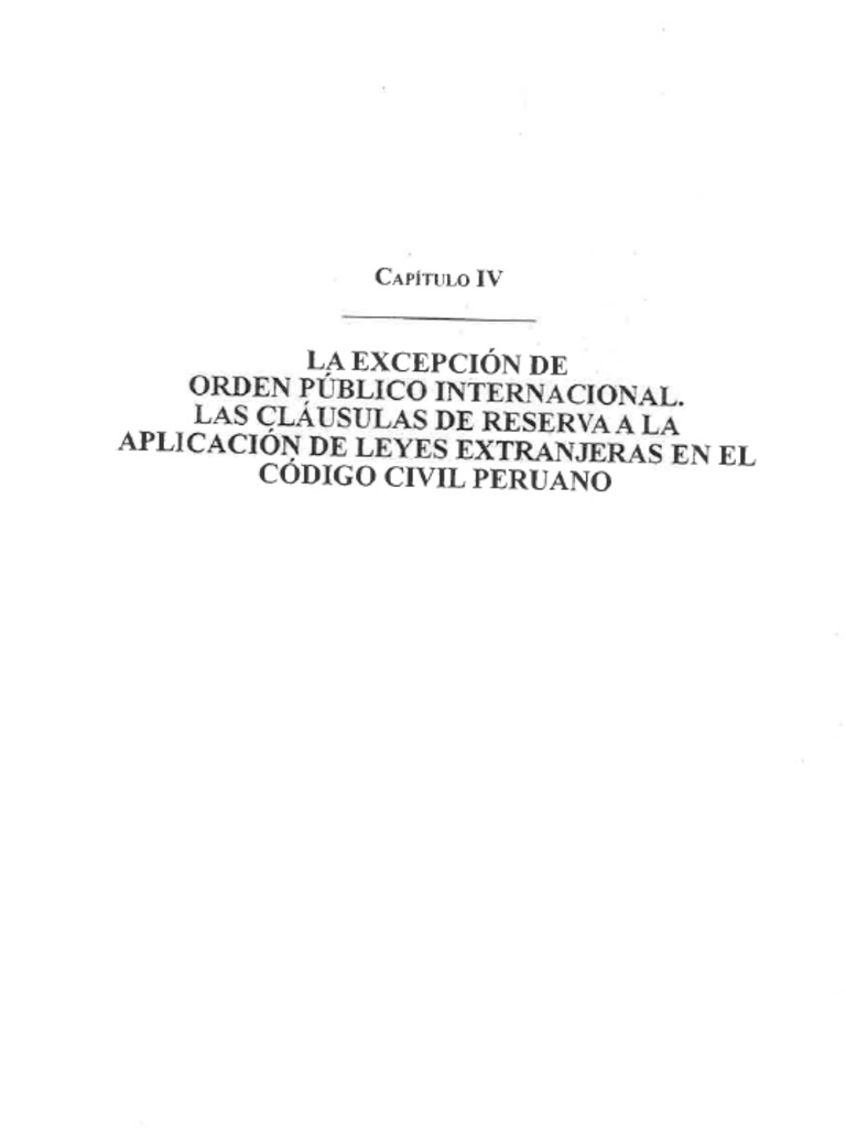 Orden Público, Buenas Costumbres y Fraude A La Ley Internacional | PDF