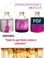 CIENCIAS 7° - 4-8 MAYO - SUSTANCIAS PURAS Y MEZCLAS Area Quimica