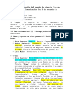 3ro B - Plan de Redacción Del Cuento de Ciencia Ficción Grupal