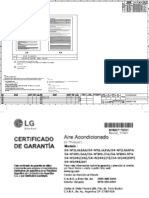 Certificado de Garantía