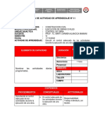 Ficha de Actividad de Aprendizaje N°11