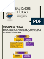 Cualidades físicas docente: Resistencia, velocidad y factores