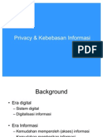 Privacy Dan Kebebasan Informasi