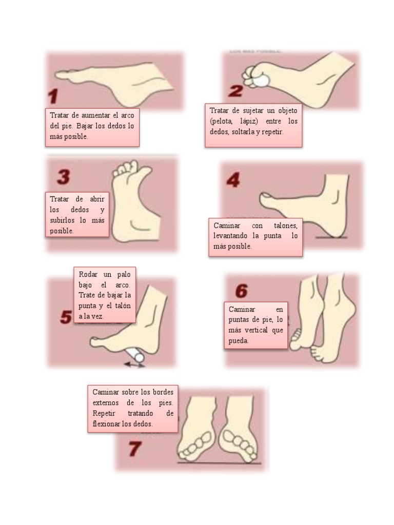 Ejercicios Pie Plano PDF