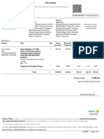 Tax Invoice for Wireless Headset