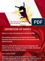 Definition and Elements of Dance