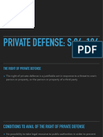 Private Defense