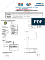 FICHA DE EXPERIENCIA DE APRENDIZAJE  - MATEMATICA  3 A-B (14-09-2022