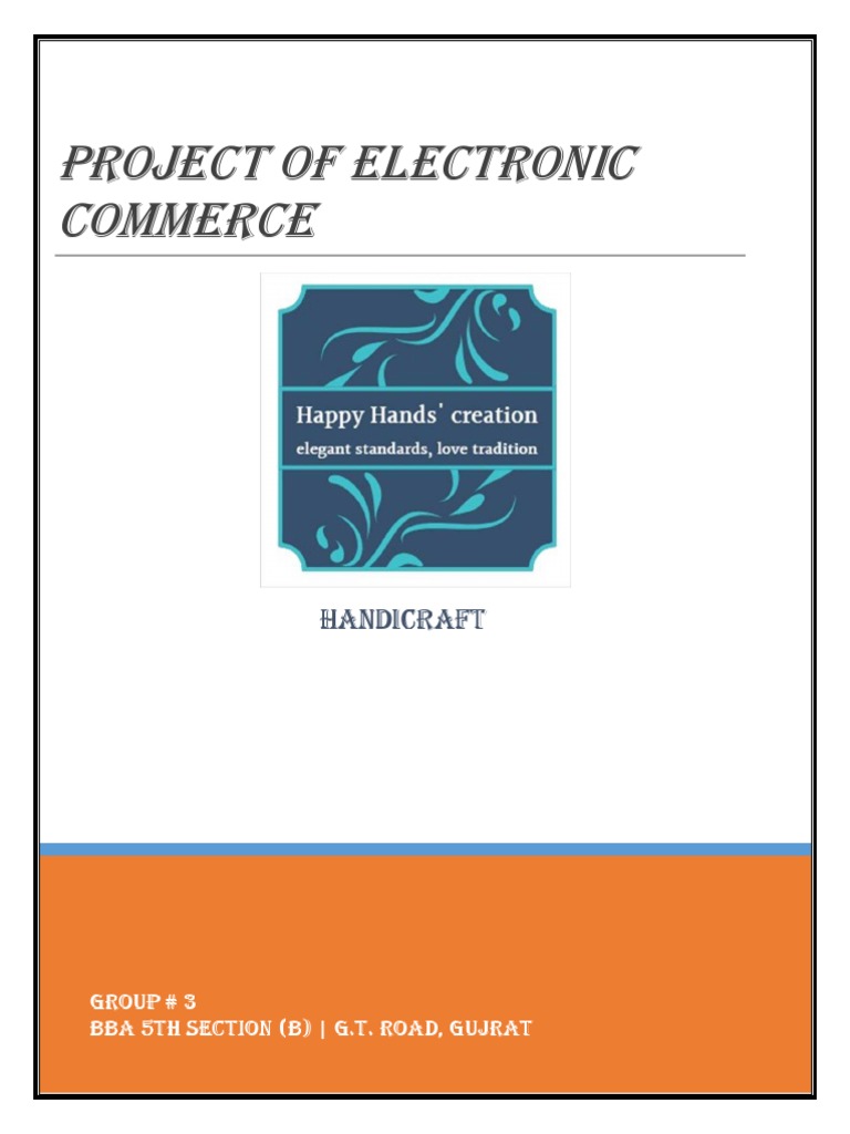 E COMMERCE PROJECT PDF | PDF | Marketing | Advertising