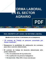 Reforma Laboral Del Sector Agrario