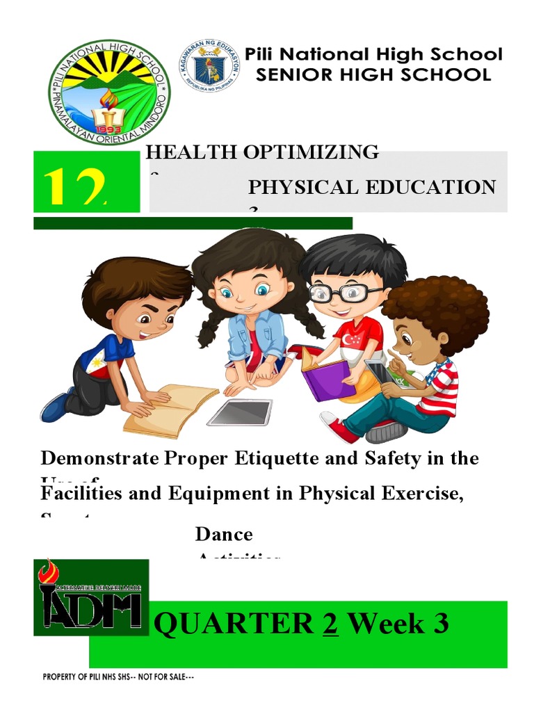 Hope 3 Week 3 Modules Pdf Physical Education Dances