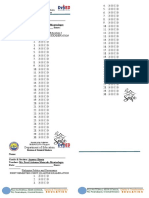 Answer Sheet Summative Exam