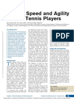 Testing Speed and Agility in Elite Tennis Players.13