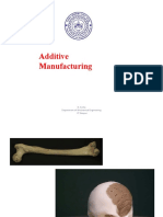 Additive Manufacturing: N. Sinha Department of Mechanical Engineering IIT Kanpur