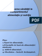 Alimentatia Sanologie