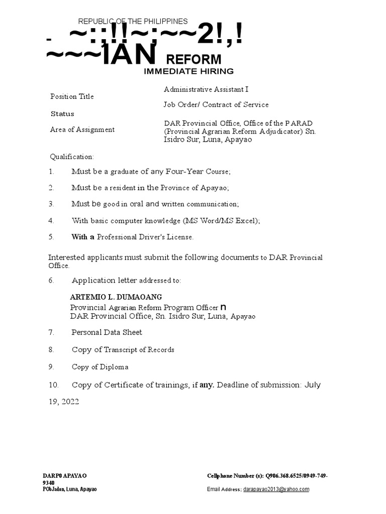 Hiring | PDF
