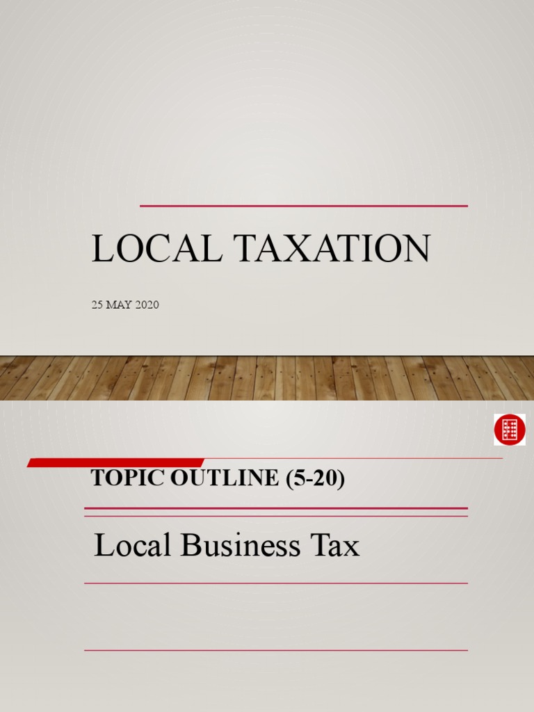 Local Taxation Overview and Principles | PDF | Taxes | Insurance