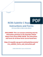 Excerpt Biennial Report Rcra Subtitlec Forms and Instruction 5 12 2021