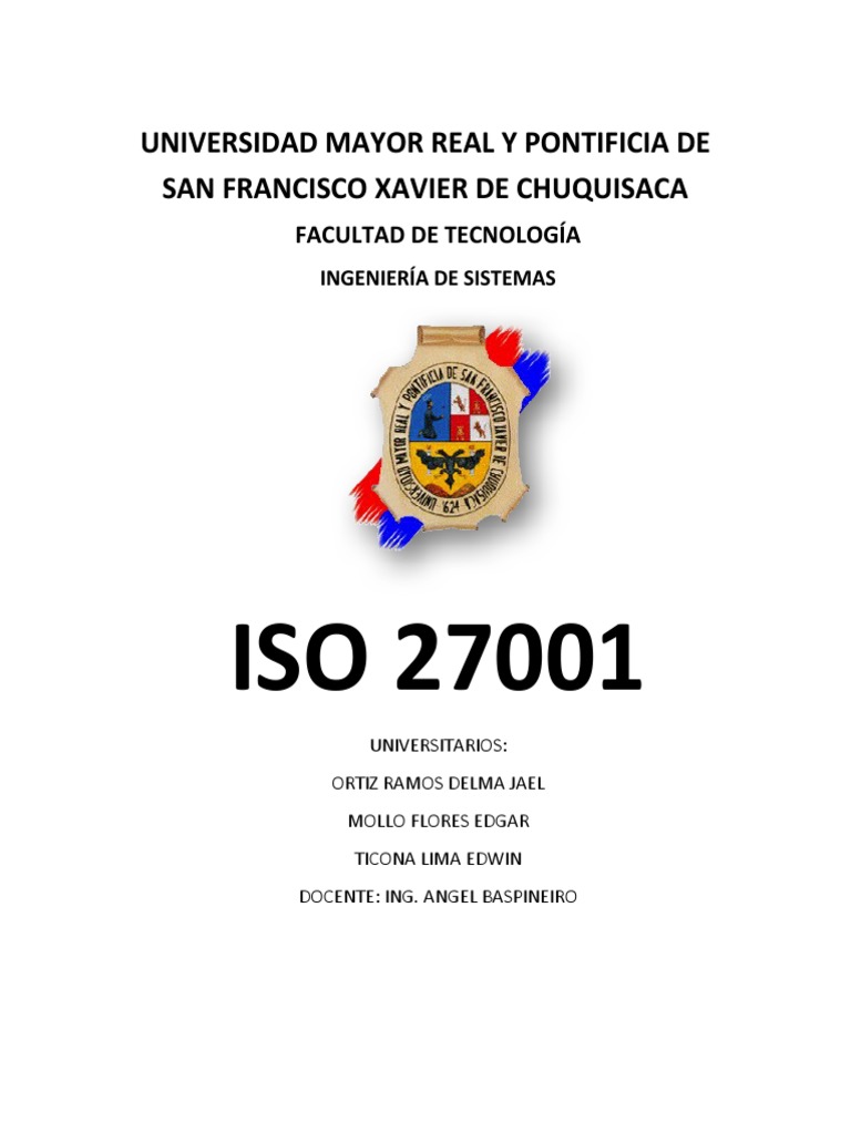Norma Iso 27001 | PDF | Seguridad de información | La seguridad informática
