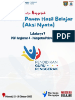 Booklet Festival Panen Hasil Belajar CGP Angkatan 4 Polman