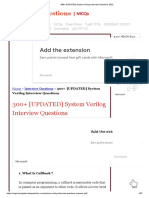 System Verilog Interview Q