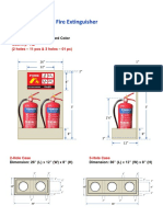 Portable Case for Fire Extinguisher Sample Design