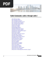 Cisco Cable Command Reference Guide Cable e Through Cable I