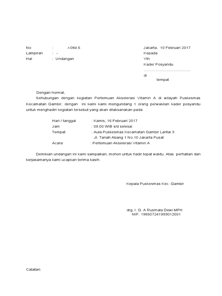 Undangan Dan Susunan Acara | PDF