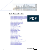 Cisco Cable Command Reference Cable - S