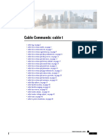 Cisco Cable Command Reference Cable - T