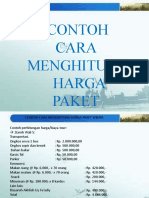 Contoh Cara Menghitung Harga Paket Wisata