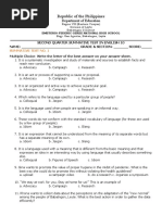 English 10 Q2 Summative Test