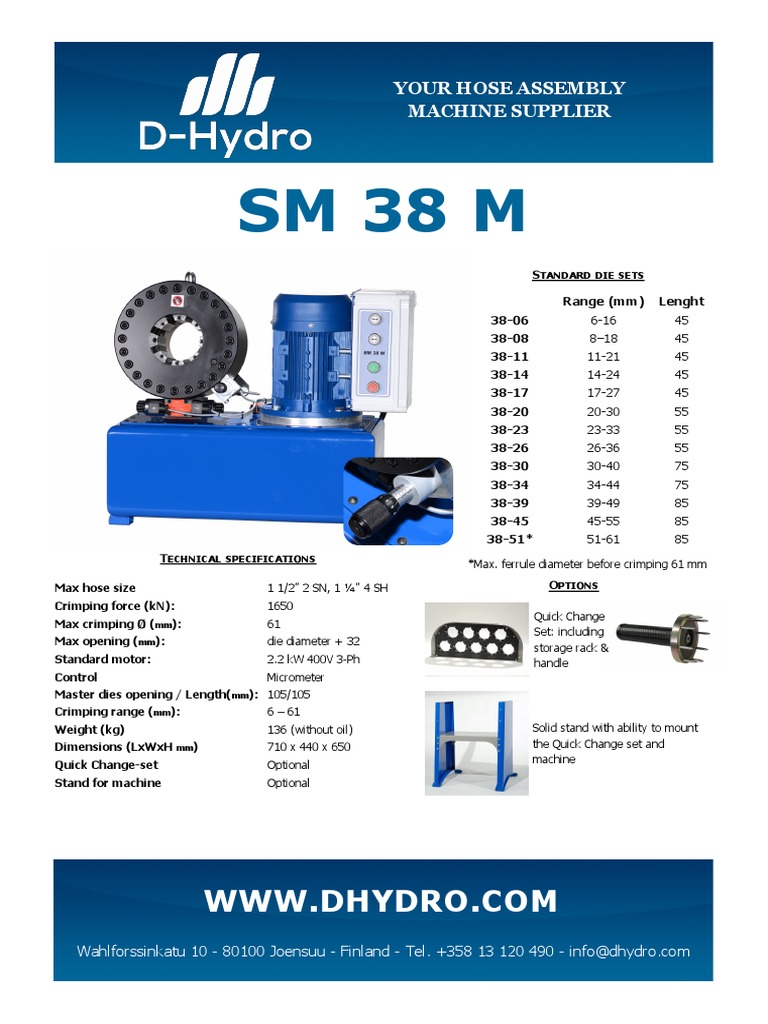 08 - 2017 - SM - 38 - M - en D Hydro | PDF | Manufactured Goods