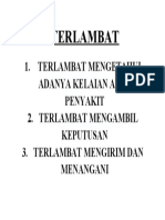 3 Terlambat