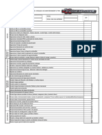 Lista de Chequeo de Mantenimiento PM1