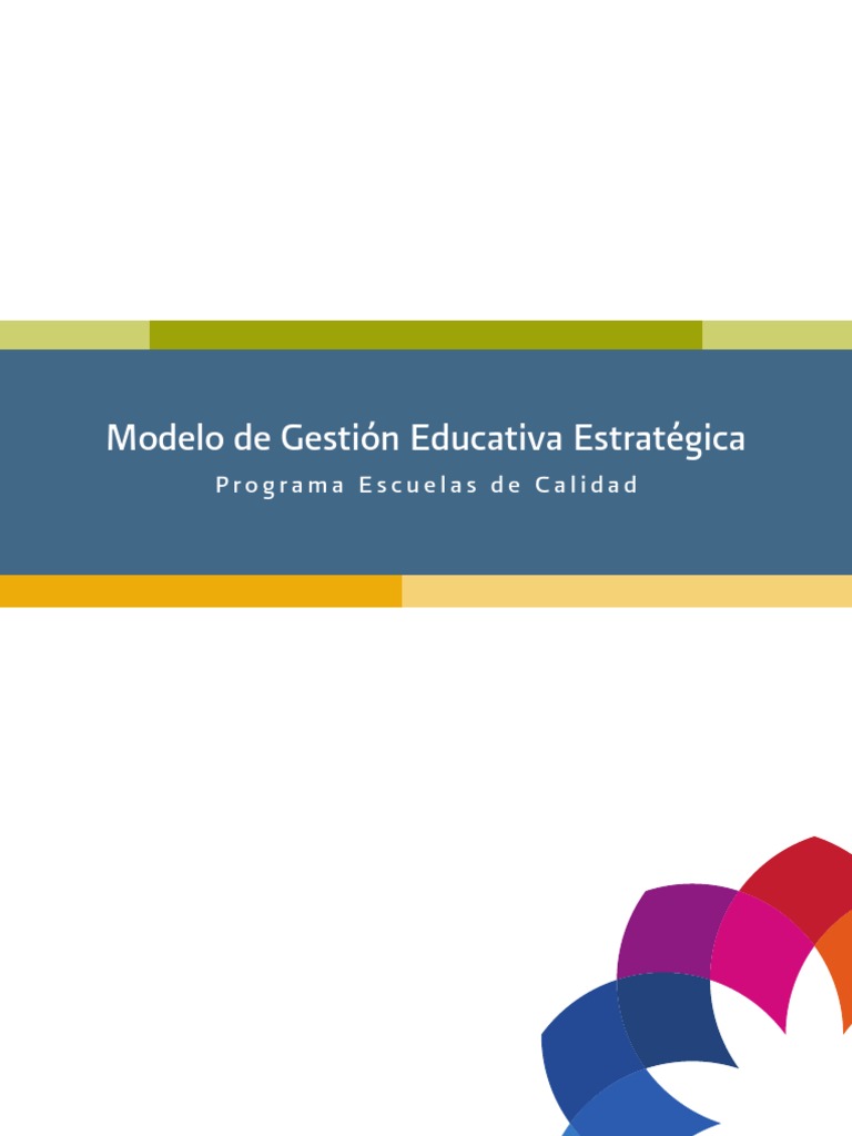 Modelo de Gestion Educativa y Estrategica | PDF | Planificación ...