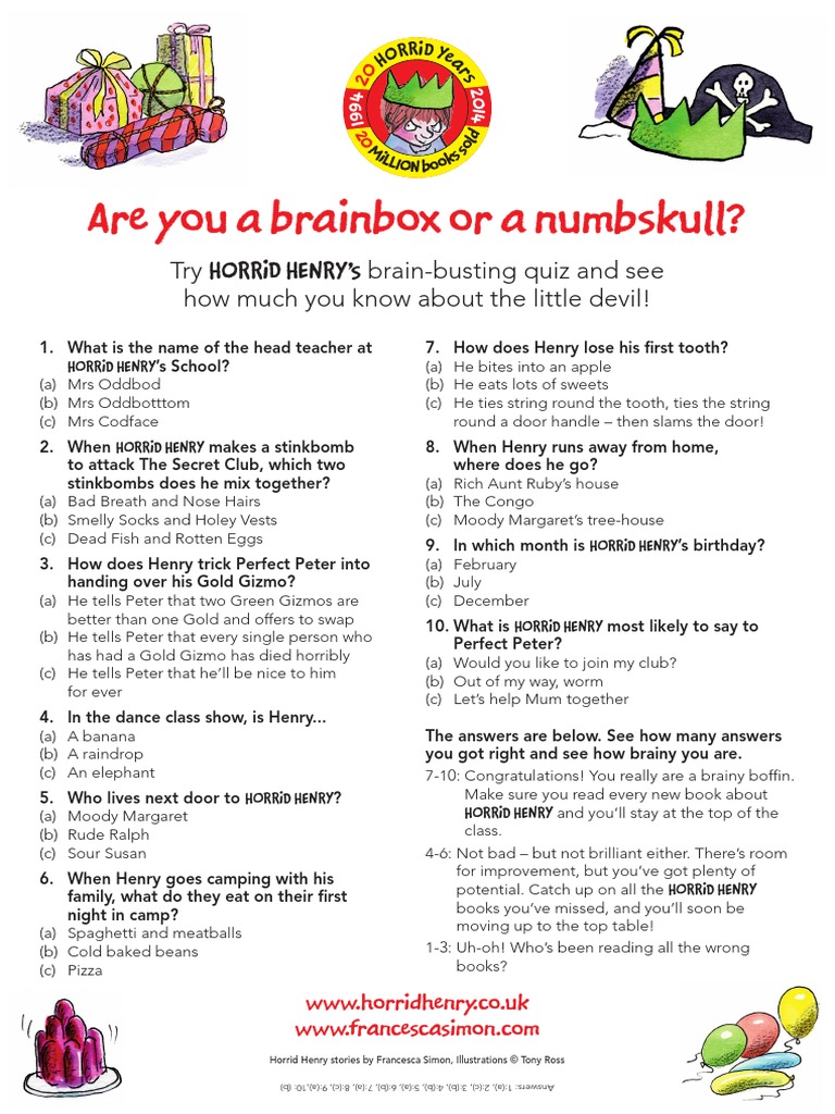 primary-make-and-do-horrid-henry-birthday-quiz-pdf
