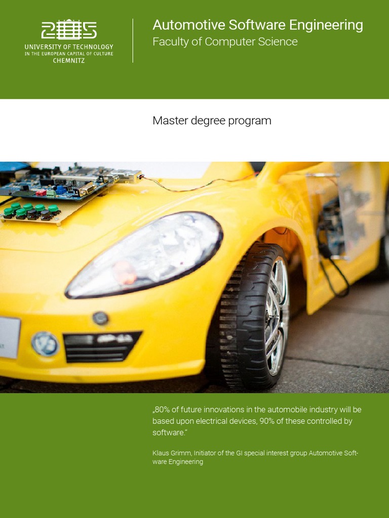 Automotive Software Engineering Master Engl PDF Embedded System