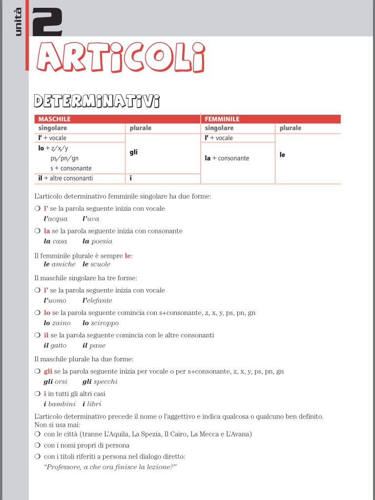 Articoli, Vervi Reg e Irreg | PDF
