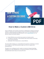 How To Make A Custom USB Drive