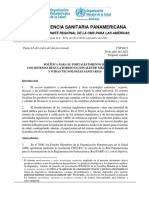 Fortalecimiento sistemas regulatorios salud