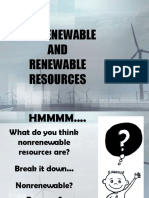Renewable Nonrenewable