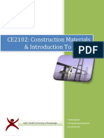 CE2102: Construction Materials & Introduction To Design: Page 0 of 14