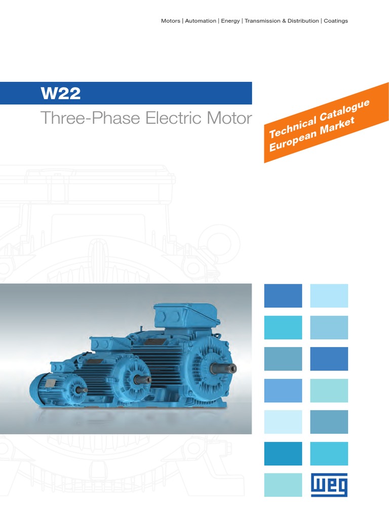 W22 Three Phase Electric Motor | PDF | Electric Motor | Electrical ...