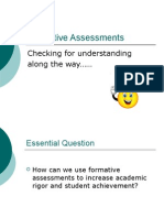 Formative Assessment Reading and LA