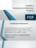 Introduction to Business Taxation