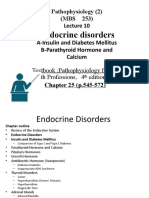 Pathophysiology of Endocrine Disorders and Diabetes Mellitus